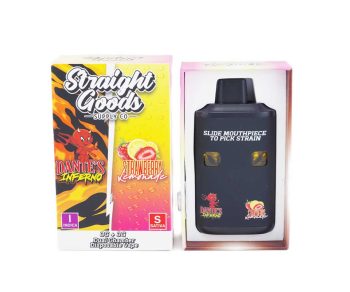 Straight Goods Dual Chamber Disposable Vapes 6G - Dante's Inferno / Strawberry Lemonade