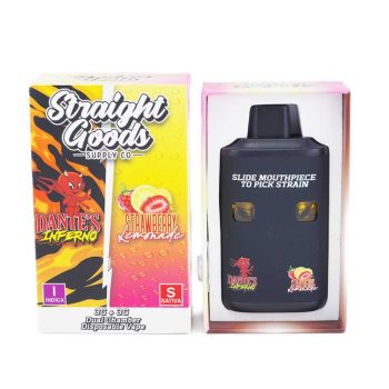 Straight Goods Dual Chamber Disposable Vapes 6G - Dante's Inferno / Strawberry Lemonade