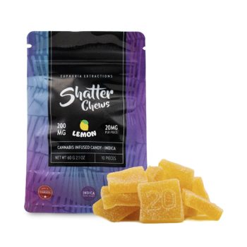 Euphoria Extractions - Shatter Chews - Lemon 200MG (Indica)