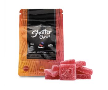 Euphoria Extractions - Shatter Chews - Cherry 200MG (Sativa)