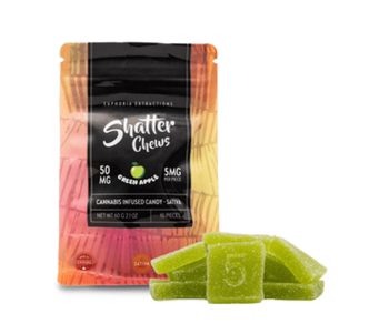 Euphoria Extractions - Savita Shatter Chew Green Apple 50MG