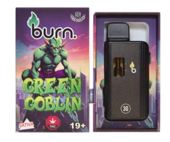 Burn Disposable Vapes - Green Goblin 3ML
