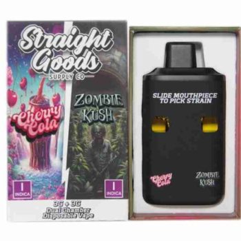 Straight Goods Dual Chamber Disposable Vapes 6G - Cherry Cola / Zombie Kush 6G