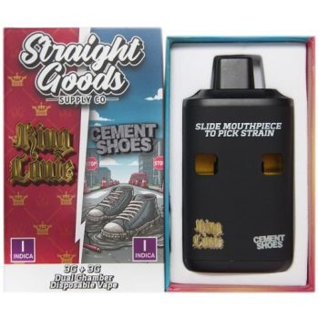 Straight Goods Dual Chamber Disposable Vapes 6G - King Louis / Cement Shoes 6G