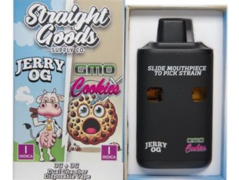 Straight Goods Dual Chamber Disposable Vapes 6G - Jerry OG / GMO Cookies 6G