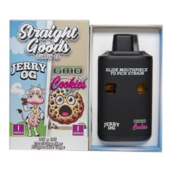 Straight Goods Dual Chamber Disposable Vapes 6G - Jerry OG / GMO Cookies 6G