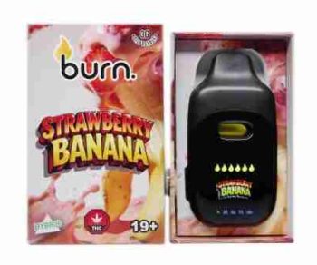 Burn Disposable Vapes - Strawberry Banana 3ML