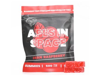 Apes In Space Gummies - Cran Raspberry 500MG