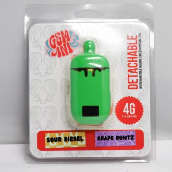 Gemini Disposable Dual Vape - Sour Diesel + Grape Runtz 4G