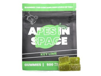 Apes In Space Gummies - Key Lime 500MG