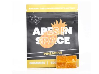 Apes In Space Gummies - Pineapple 500MG