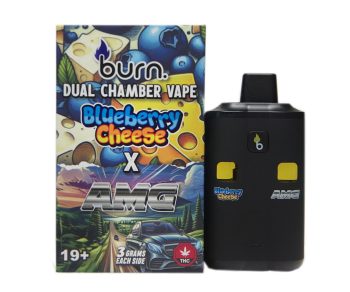 Burn Dual Chamber Disposable Vape – Blueberry Cheese x AMG 6G