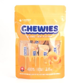 Canndy Chewies 480MG THC - Peach Bomb