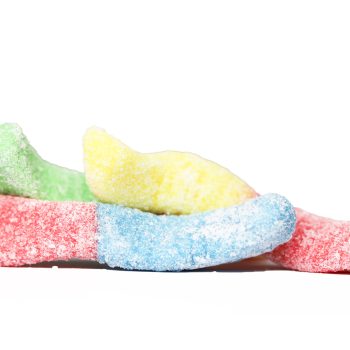 CBD Sweets - Sour Neon Gummy Worms - 100MG
