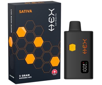 Hex Extracts - Tangerine Dream Live Resin Disposable Vape (2G)