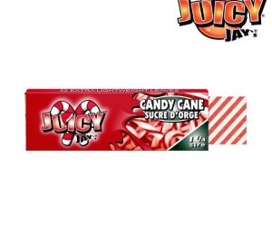 Juicy Jay's – 1 1/4  Candy Cane Flavored Ultra Thin Hemp Rolling Papers