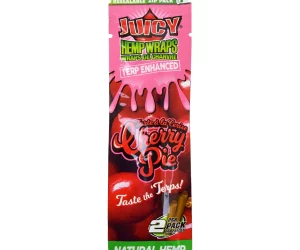 Juicy Hemp Wraps Terp Enhanced Cherry Pie
