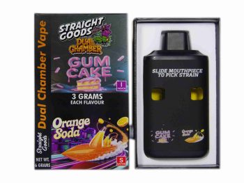 Straight Goods Dual Chamber Disposable Vapes 6G - Gum Cake / Orange Soda 6G
