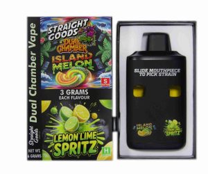 Straight Goods Dual Chamber Disposable Vapes 6G - Island Melon / Lemon Lime Spritz 6G