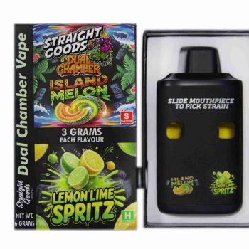 Straight Goods Dual Chamber Disposable Vapes 6G - Island Melon / Lemon Lime Spritz 6G