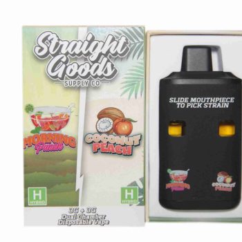 Straight Goods Dual Chamber Disposable Vapes 6G - Morning Punch / Coconut Peach 6G