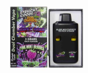 Straight Goods Dual Chamber Disposable Vapes 6G - Super Boof / Pink Mint Berries 6G