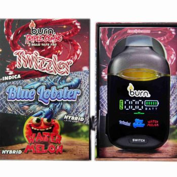 Burn Triple Threat – Twizzler + Blue Lobster + Watermelon (3 Gram)