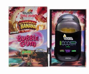 Burn Triple Threat – Strawberry Banana + Bubblegum + Maui Wowie (3 Gram)