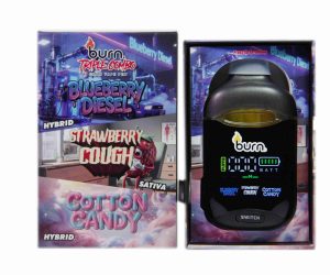 Burn Triple Threat – Blueberry Diesel + Strawberry Cough + Cotton Candy (3 Gram)