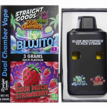Straight Goods Dual Chamber Disposable Vapes 6G - Bluejito / Sour Patch Strawberry