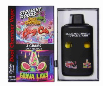 Straight Goods Dual Chamber Disposable Vapes 6G - Cherry Cola / Guava Lava