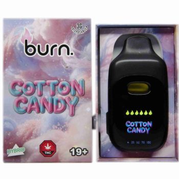 Burn Disposable Vapes - Cotton Candy 3ML
