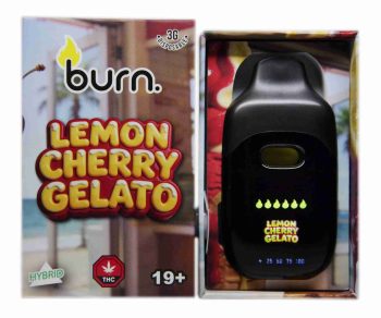 Burn Disposable Vapes - Lemon Cherry Gelato