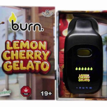 Burn Disposable Vapes - Lemon Cherry Gelato