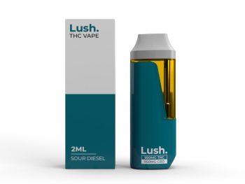 Lush Disposable Vape - Sour Diesel - 2G - 1:1 - CBD/THC