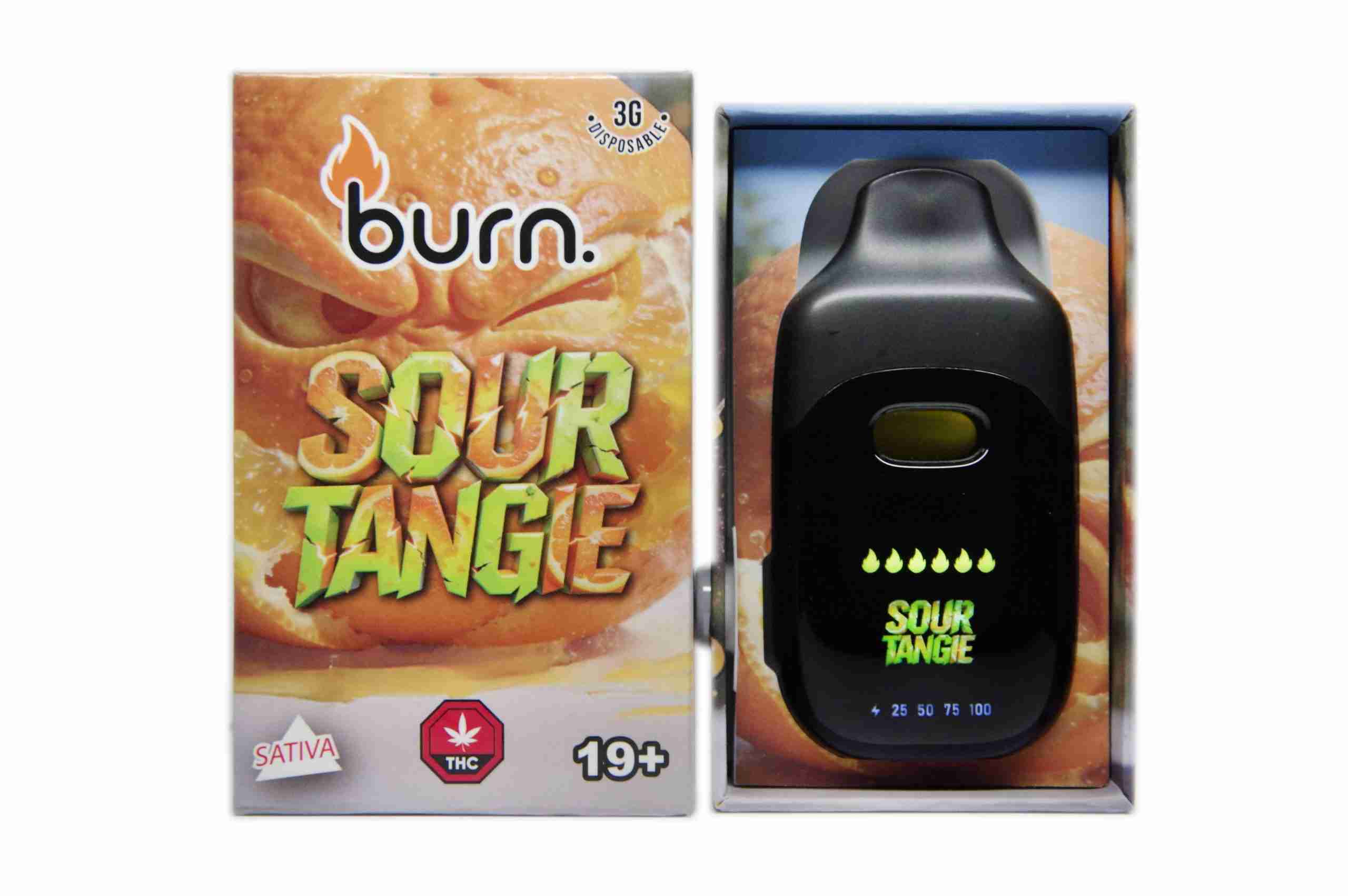 Burn Disposable Vapes - Sour Tangie 3ML