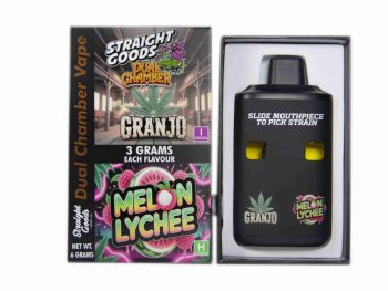 Straight Goods Dual Chamber Disposable Vapes 6G - Granjo / Melon Lychee 6G
