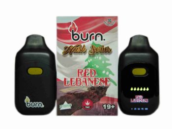 Burn Disposable Vapes - Red Lebanese Hashish 3ML