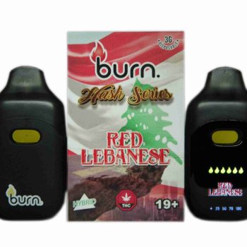 Burn Disposable Vapes - Red Lebanese Hashish 3ML